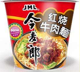 Лапша JML со вкусом тушеной говядины 104 гр стакан