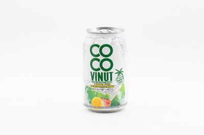 COCO Vinut Кокосовая вода с соком манго и мякотью кокоса 330мл ж/б