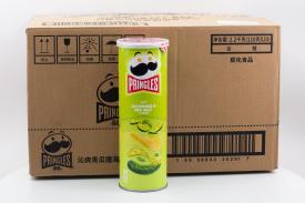 Чипсы Pringles со вкусом огурца и морской соли (Китай) 110г